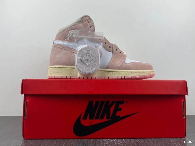 Bmlin Shoes Pink OG Jordan Air Retro (Women's) High 1 Washed FD2596-600 0811